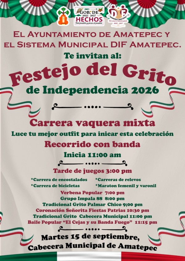 FESTEJO DEL GRITO INDEPENDENCIA