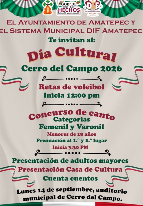 DÍA CULTURAL CERRO DEL CAMPO