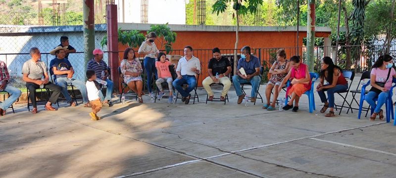 Nos reunimos con la comunidad de El Rancho